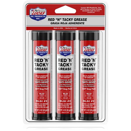 Lucas Oil Products Red "N" Tacky Multi-Purpose Grease Stick 3 Oz