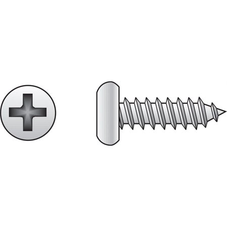HILLMAN No. 12 Ga. X 1-1/4 in. L Phillips Pan Head Sheet Metal Screws 100 Pk