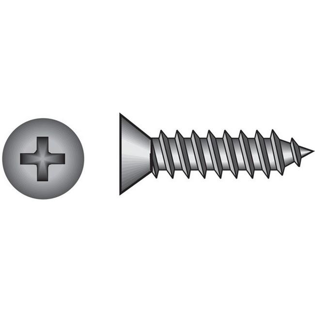 HILLMAN No. 12 Ga. X 3 in. L Phillips Flat Head Sheet Metal Screws 1 Lb 50 Pk