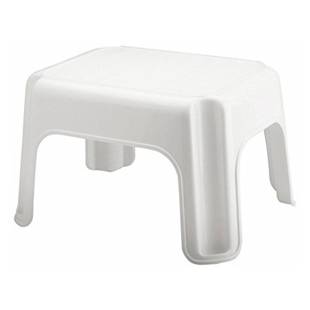 Utility Step Stool, 9-1/4 in H, White