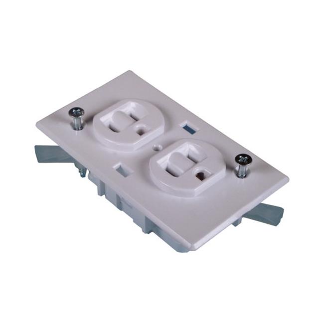 RV DPLX RECEPTCL WHITE