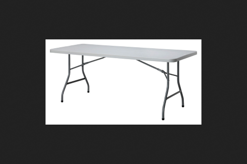 TABLE RECT PLST 6 WHT