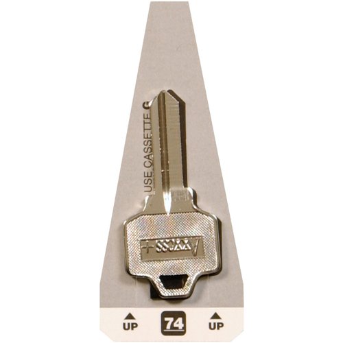 [87556] Hillman Traditional Key House/Office Key Blank 74 NA6, NA25 Single for National Locks