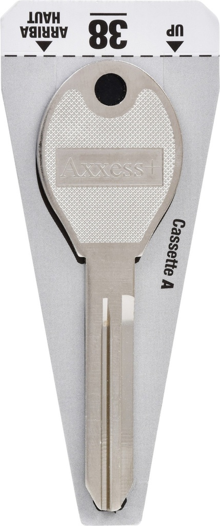 [88514] Hillman KeyKrafter Automotive Key Blank 38 DA34, DA35, DA39, SR8, DA34PH, DA39PH Double for Nissan