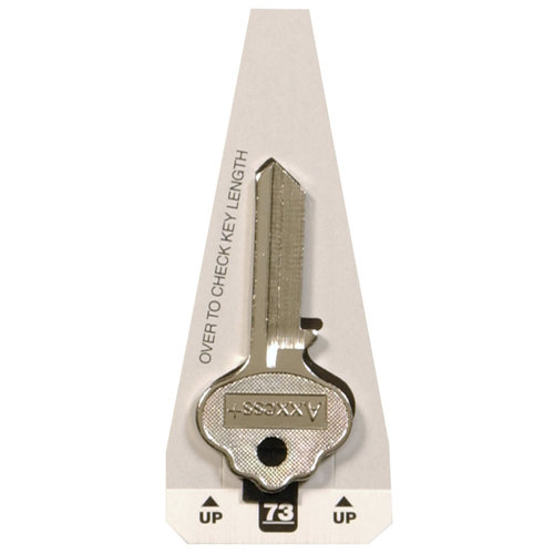Hillman Traditional Key House/Office Key Blank 73 IN3, IN28, IN73 Single for Independent Locks