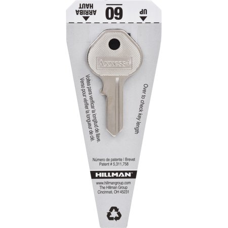 Hillman Traditional Key House/Office Key Blank 60 M13 Single for Master Locks