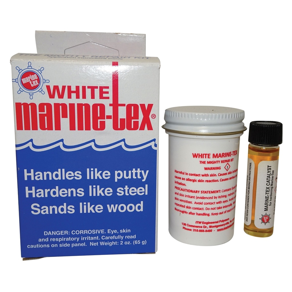 Marine-Tex-B Epoxy Putty - White, 2 Oz., Bagged
