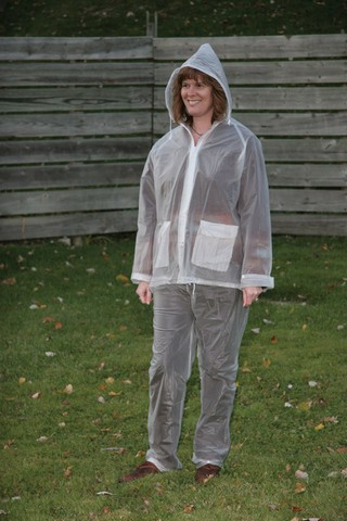 [89040] Boulder Creek Clear Vinyl Three Piece Rain Suit Small