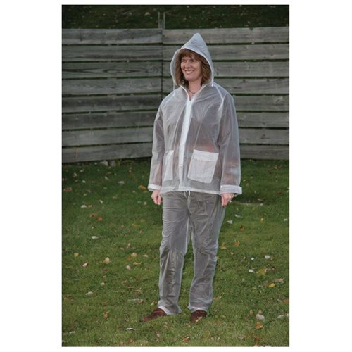 Boulder Creek Clear Vinyl Three Piece Rain Suit X-Large