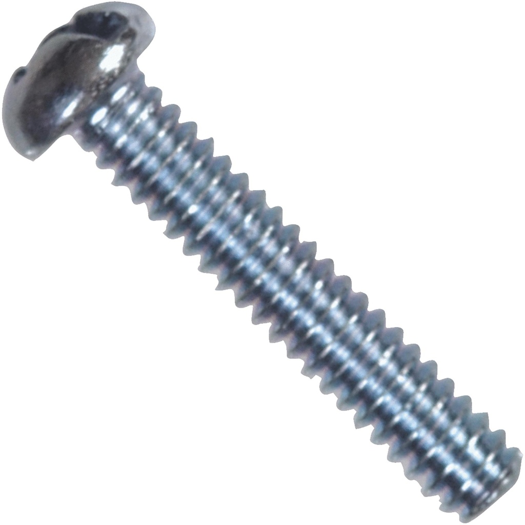 HILLMAN No. 6-32 Ga. X 1-1/4 in. L Combination Round Head Zinc-Plated Steel Machine Screws 100 Pk