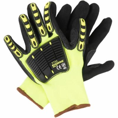 Impact Gloves,Sandy Nitrile,13 Gauge,PR