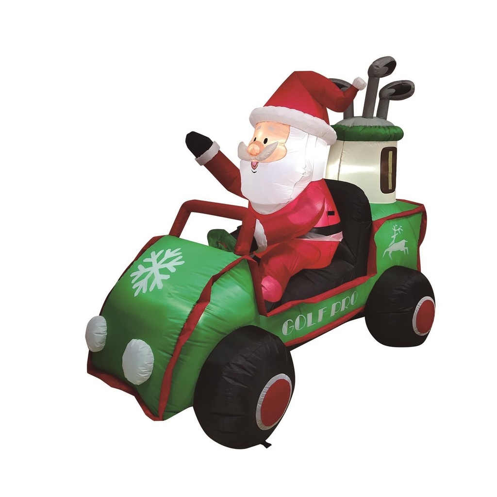 [9096481] Celebrations Santa in Golf Cart 6 Ft. Inflatable