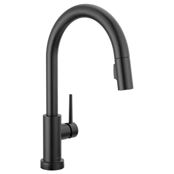 [9159TBLDST] Delta 9159T-DST Trinsic Pull-Down Kitchen Faucet with on/Off Touch Activation Magnetic Docking Spray Head - Includes Lifetime Warranty (5 Year on
