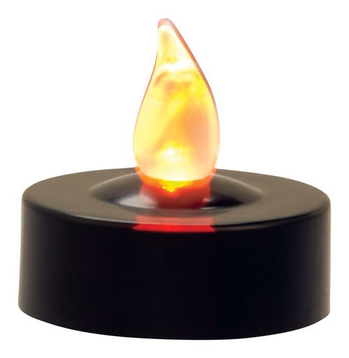 [Case of 72] Homeplus LED Tea Lights Lighted Halloween Lights 1.25 in. H X 1-1/4 in. W X 1-1/4 in. L 31073-71H