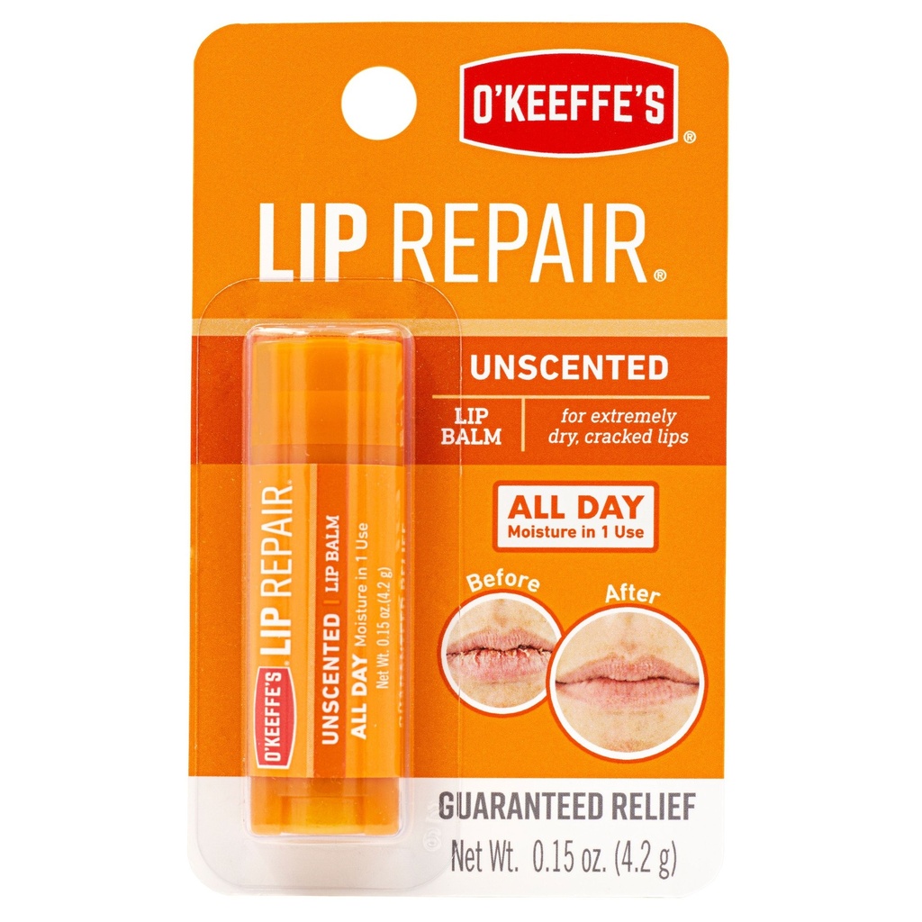 O'Keeffe's Original Lip Repair No Scent Lip Balm 0.15 Oz. 1 Pack