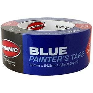 Dynamic 222490 1.5 in. Blue Premium Masking Painters Tape