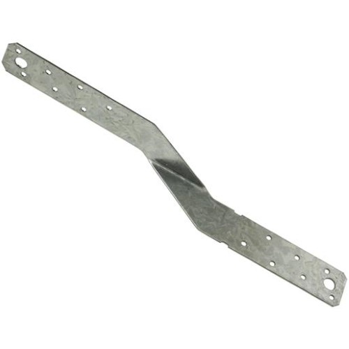 MTS 12 in. 16-Gauge ZMAX Galvanized Medium Twist Strap