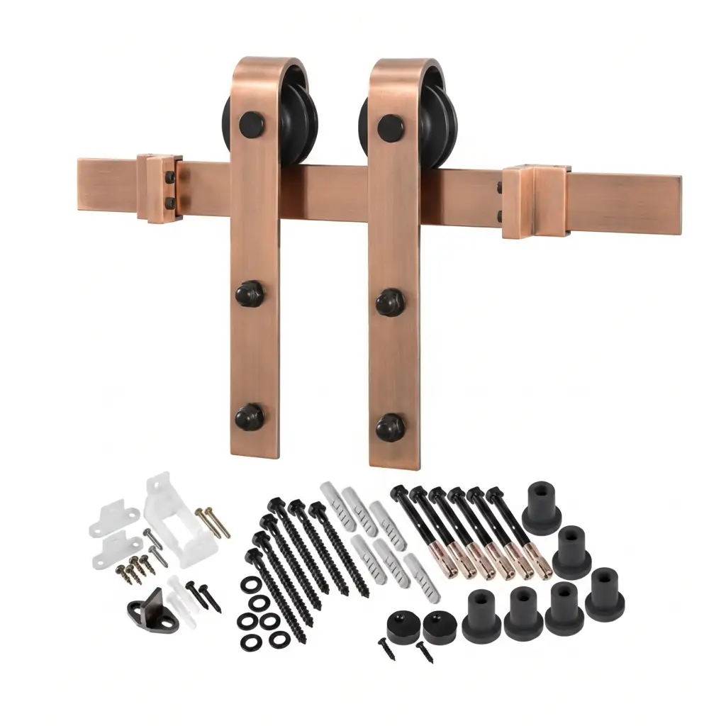 [BD102K07800-CP] BARNDOOR KIT BENT STRAP 78" CP