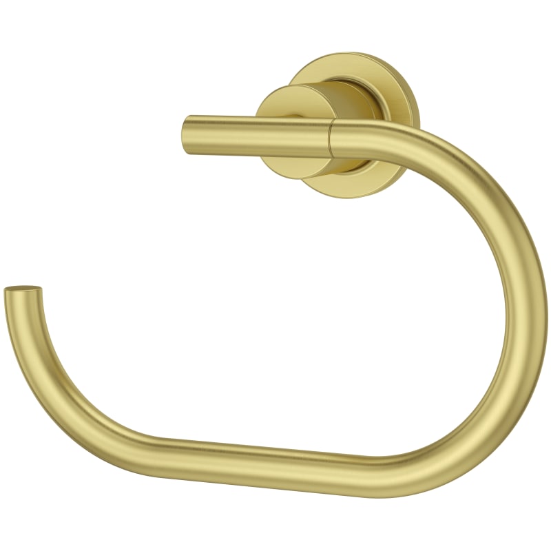 Pfister BRB-NC1 Contempra Wall Mount Towel Ring Brushed Gold Bathroom Hardware and Accessories Bathroom Hardware Towel Rings