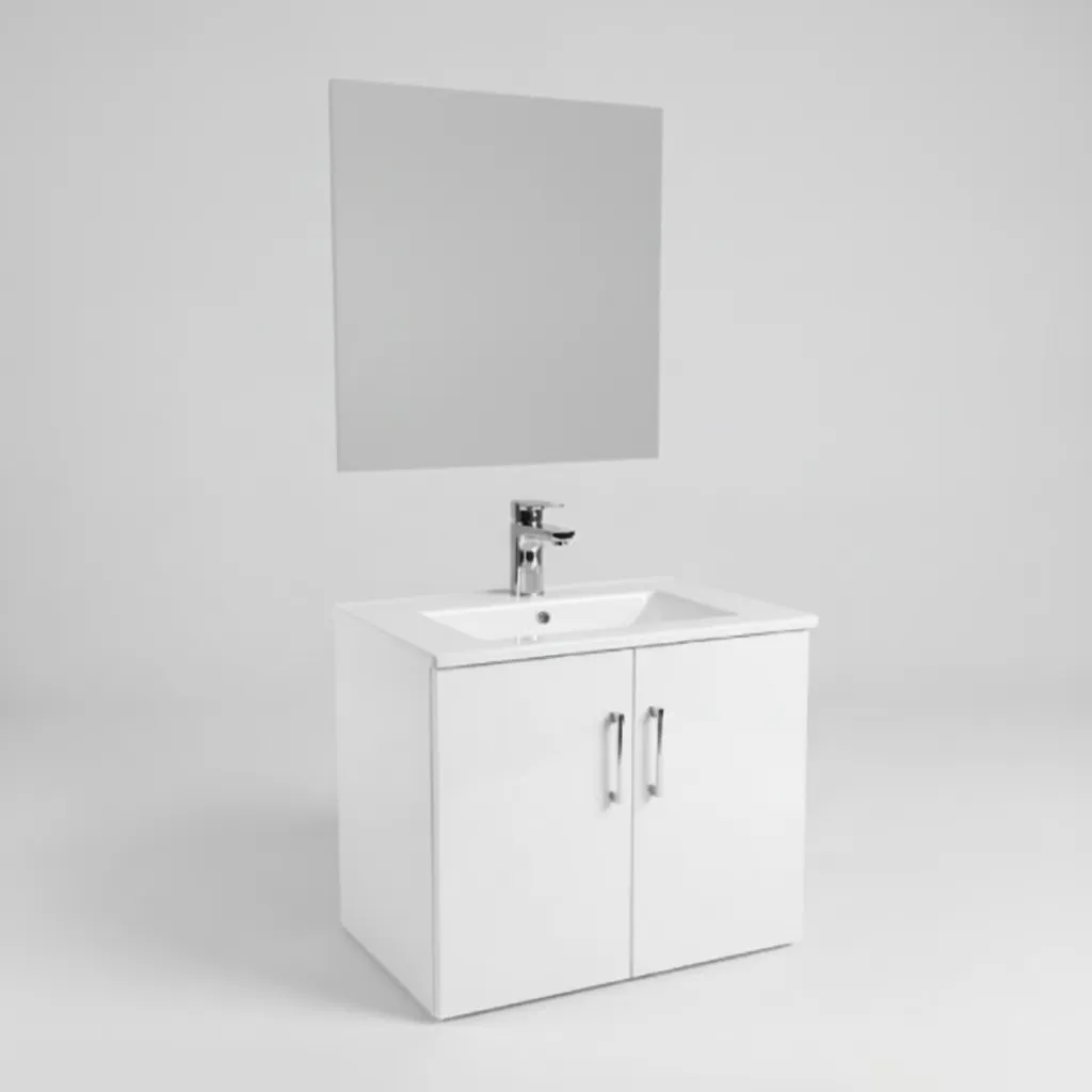 [BVML23] CONJ. VANITY PVC 24" BVML-23 WHI