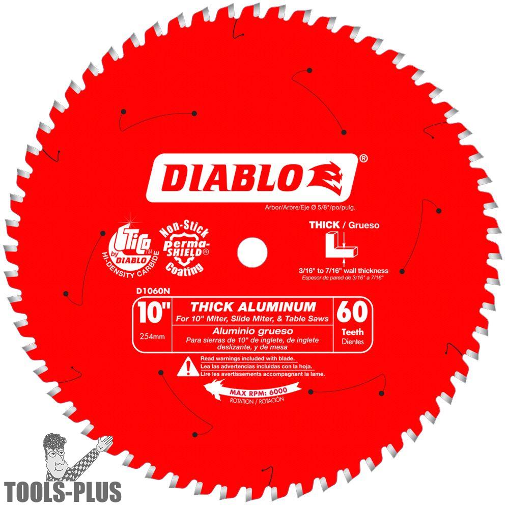 [D1060N] Diablo 10 in. D X 5/8 in. TiCo Hi-Density Carbide Circular Saw Blade 60 Teeth 1 Pk