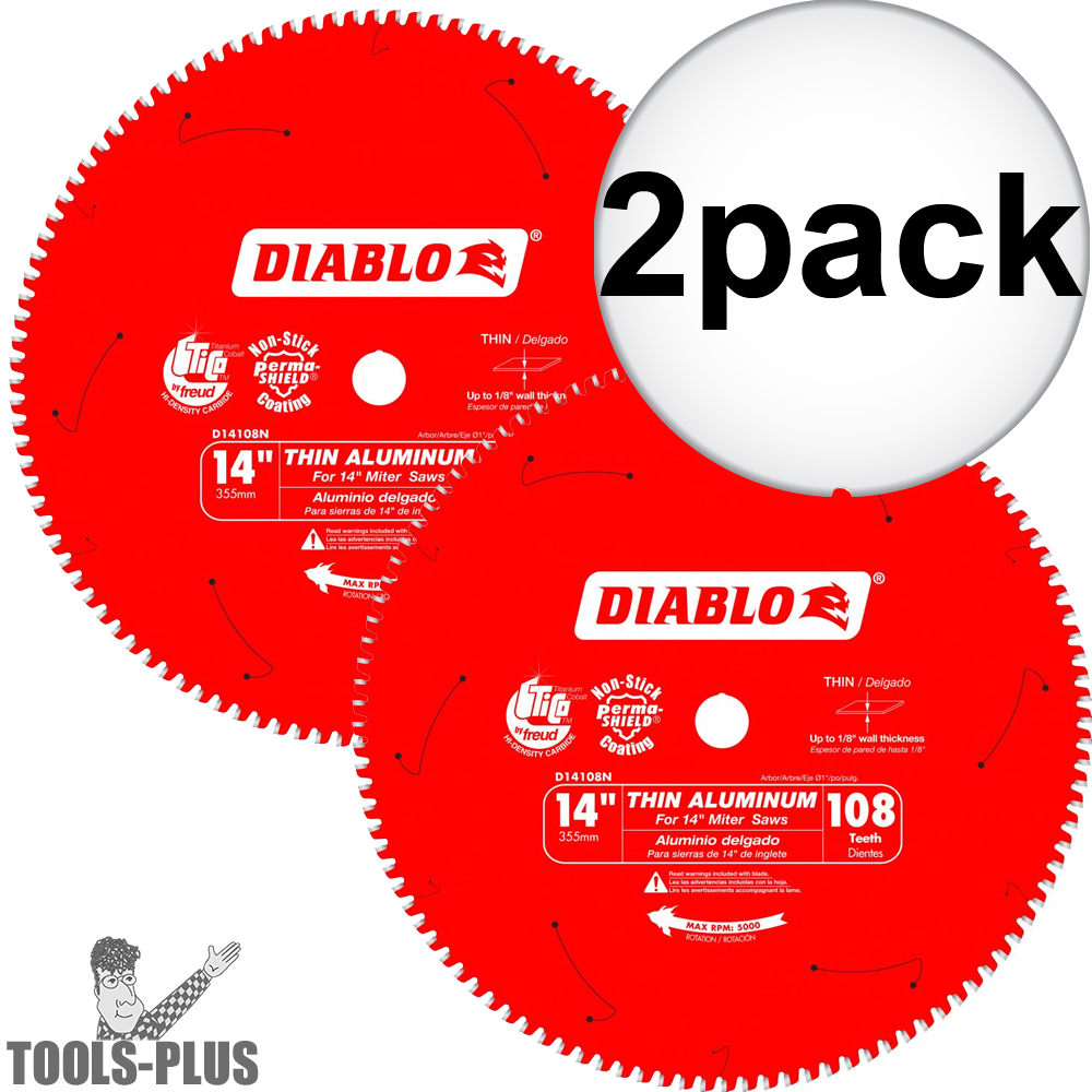 Diablo 14 in. D X 1 in. TiCo Hi-Density Carbide Circular Saw Blade 108 Teeth 1 Pk