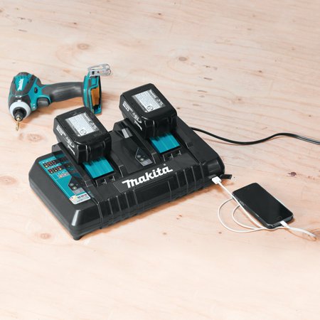 MAKITA LXT DUAL PORT CHARGER 18V