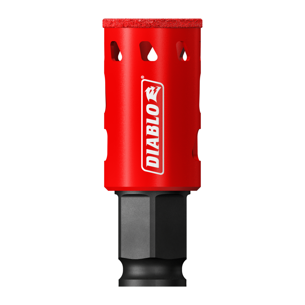 Diablo 1 in. Diamond Grit 5.52 in. L X 1/4 in. D Hole Saw