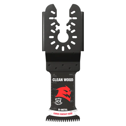 Diablo 1-1/4 in. X 1-1/4 in. W Bi-Metal Oscillating Blade Clean Wood 1 Pk