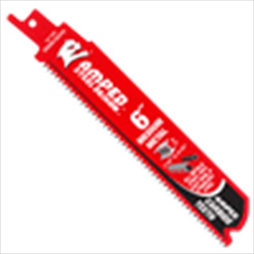[DS0610CFA] Diablo Demo Demon Amped 6 in. Carbide Tipped Medium Metal Reciprocating Saw Blade 10 TPI 1 Pk