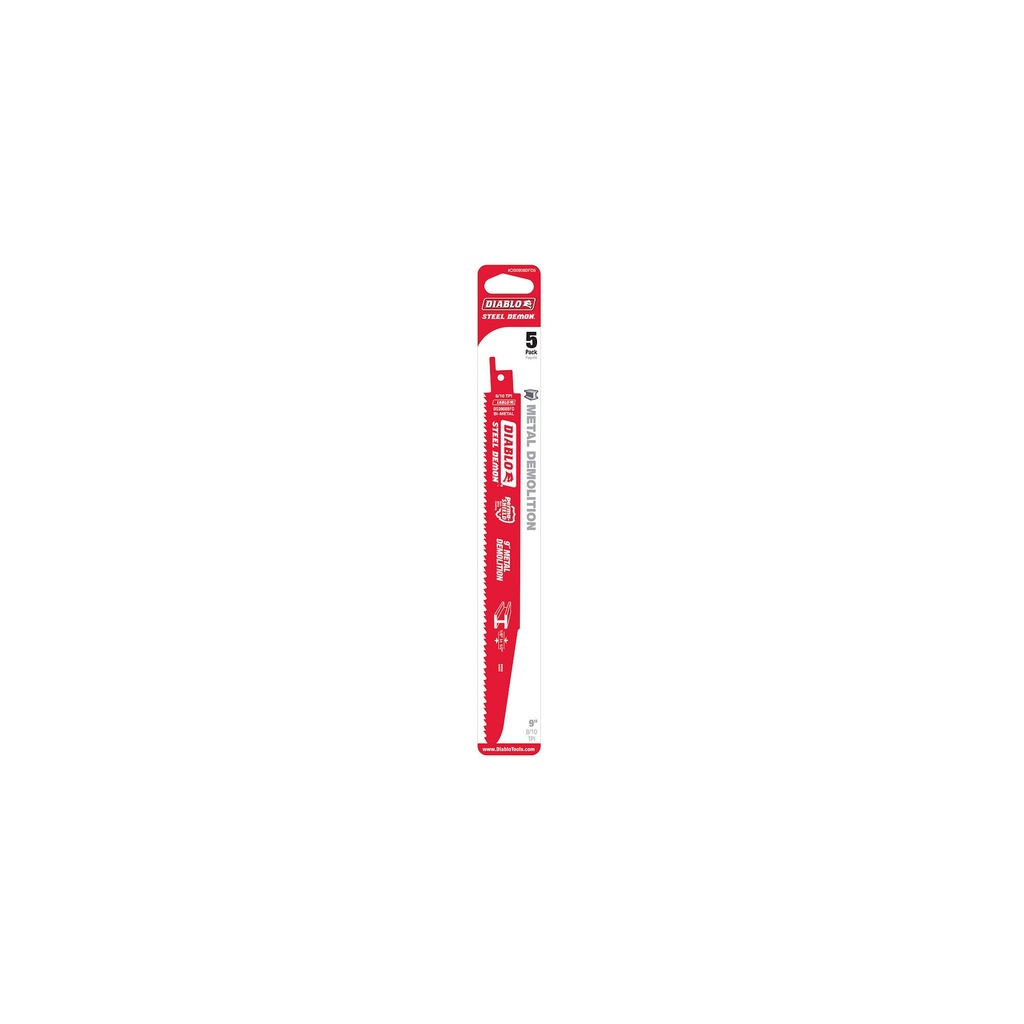 DIABLO RECIP 9" 8/10T 5PK
