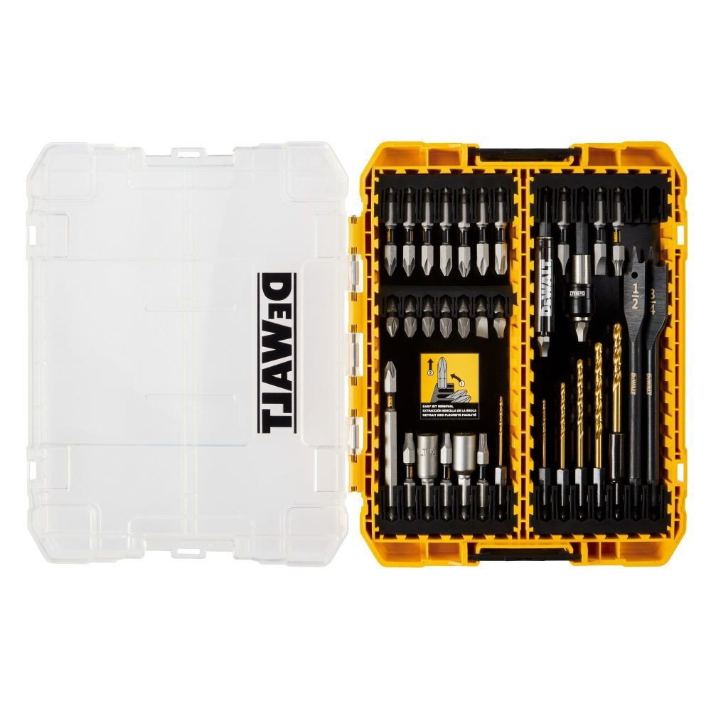 DEWALT Rapid Load Accessory Sets with Toughcase , 35 Pieces - DWAMF1235RLTG