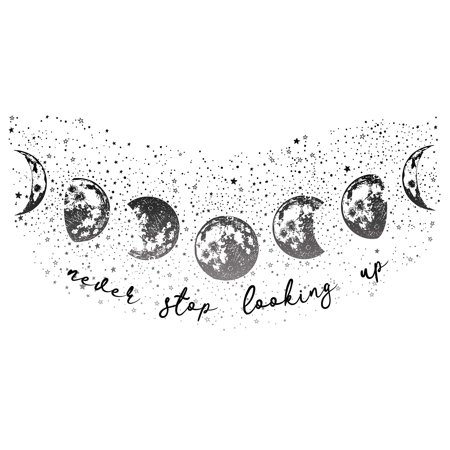 NEVER STOP LOOKING UP WALL QUOTE