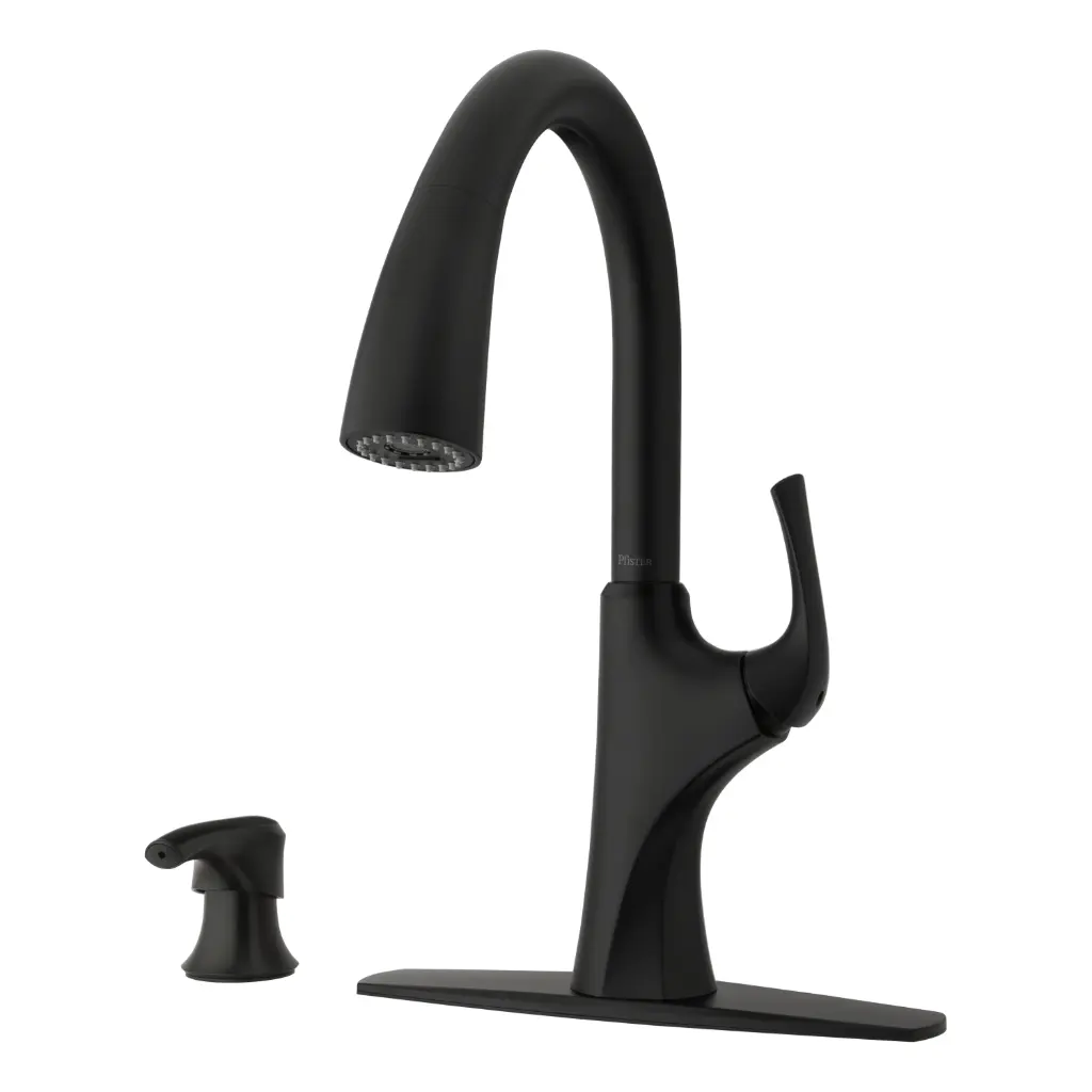 [F-529-7RCHB] PFISTER 1/H PULL DOWN KITCHEN BK