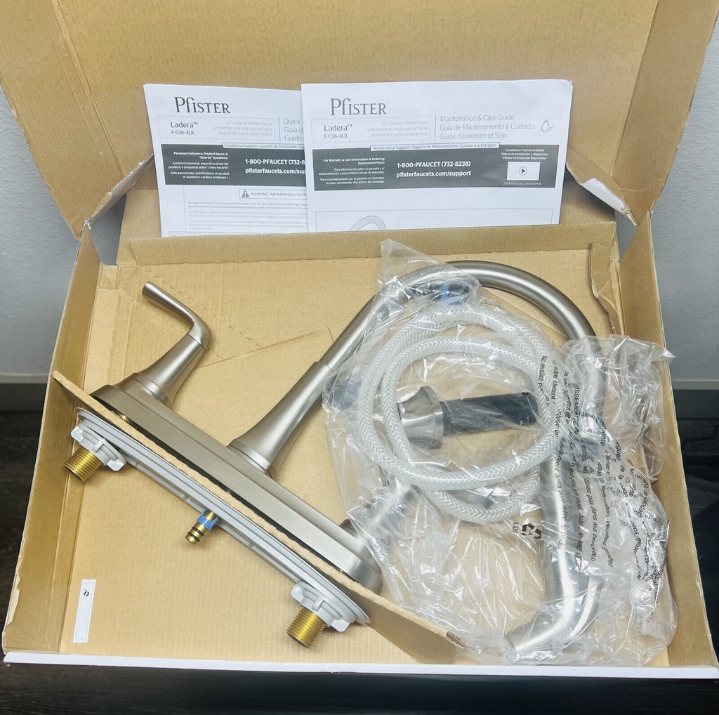 [F0364LRGS] Pfister Ladera 8 in. Widespread 2-Handle Bathroom Faucet in Spot Defense NOB