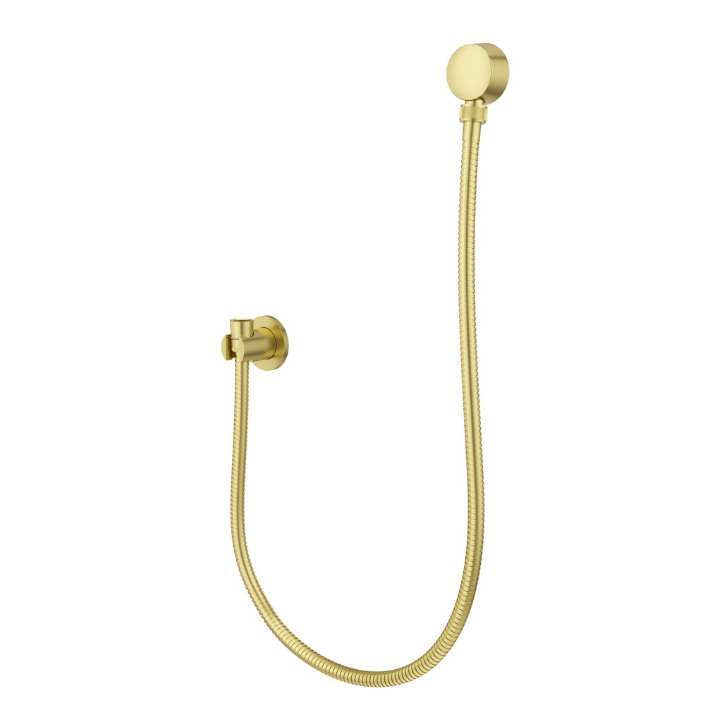 [HSK21SHWBG] Pfister HSK-21SHW Modern Round 3-piece Handshower Holder Brushed Gold Bath and Shower Accessories Shower Components Hand Shower Holders