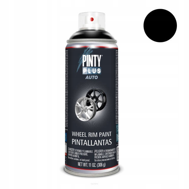 Farba Do Felg Alum. I Stalowych PintyPLUS Czarny