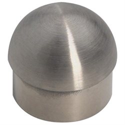 44-602/1h Satin Stainless Steel Half Ball End Cap 1-1/2 Od