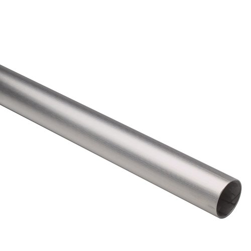 Lido 6 Ft. L X 1-5/16 in. D Brushed Stainless Steel Closet Rod