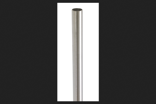 Lido 8 Ft. L X 1-5/16 in. D Brushed Steel Closet Rod