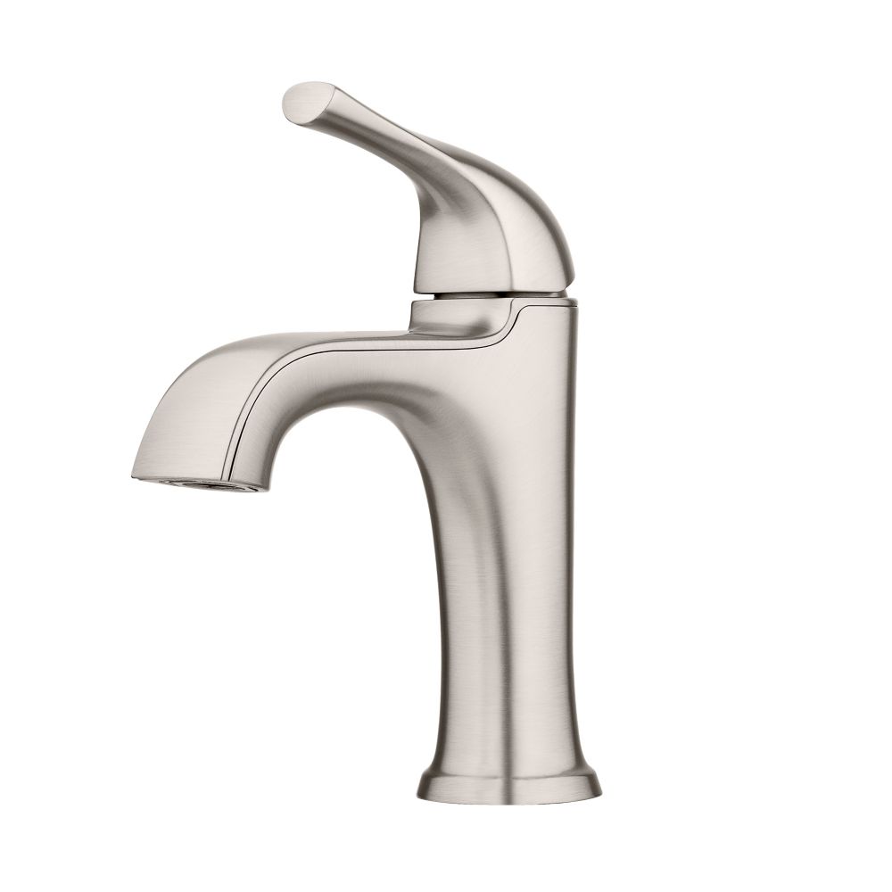 Ladera Single Handle Single Hole Bathroom Faucet in Spot Defense Brushed Nickel