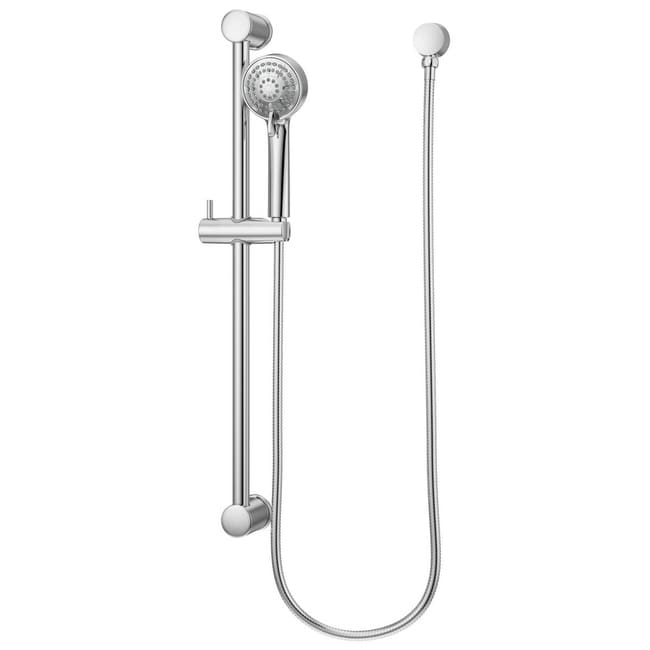 Pfister LG16-500 Holliston 1.75 GPM Multi Function Hand Shower Package - Includes Slide Bar Hose and Wall Supply Polished Chrome Showers Hand