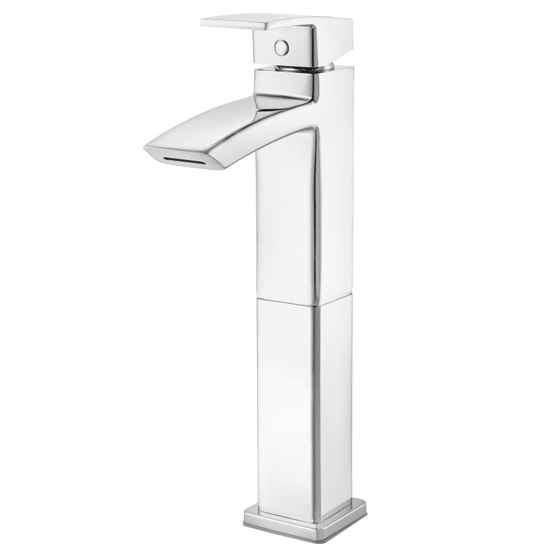 Pfister LG40-DF1 Kenzo 1.2 GPM Single Hole Vessel Bathroom Faucet Polished Chrome Faucet Bathroom Sink Faucets Single Handle