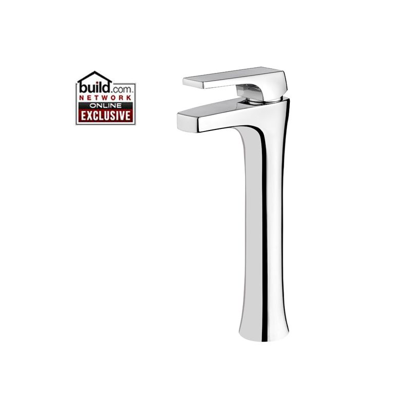 [LG40MF0C] Pfister LG40MF0 Kelen 1.2 GPM Single Hole Vessel Bathroom Faucet Polished Chrome Faucet Bathroom Sink Faucets Single Handle