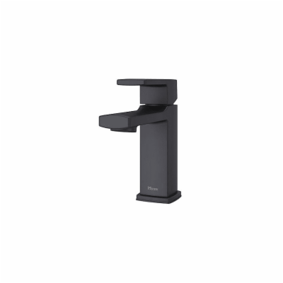 [LG42-DAPB] Pfister LG42-DA Deckard 1.2 GPM Single Hole Bathroom Faucet Black Faucet Bathroom Sink Faucets Single Handle