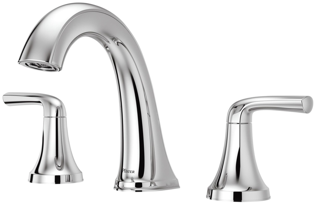 [LG49MCA0C] Pfister LG49-MCA0 McAllen 1.2 GPM Widespread Bathroom Faucet with Pfast Connect Pforever Seal Valves Spot Defense and TiteSeal – Includes Push &