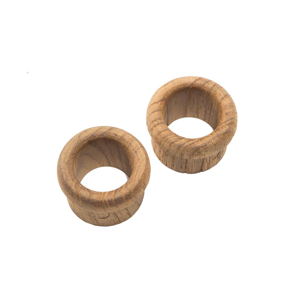 Whitecap Teak Finger Pull - 5/8" Barrel Length - 2 Pack - 60145-a