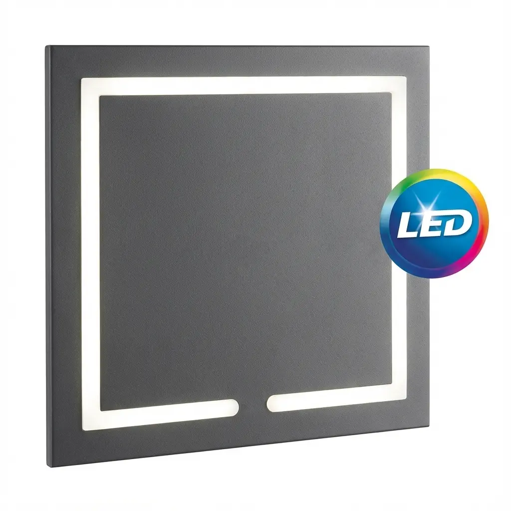 ESPEJO CUADRADO C/LUZ LED MGL001