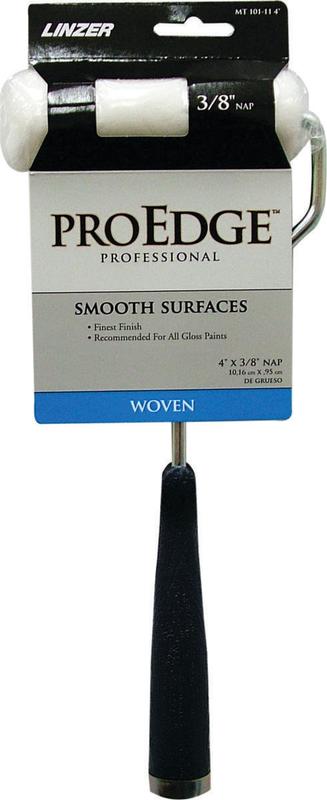 Linzer Pro Edge 4 in. W Mini Paint Roller Frame and Cover Threaded End