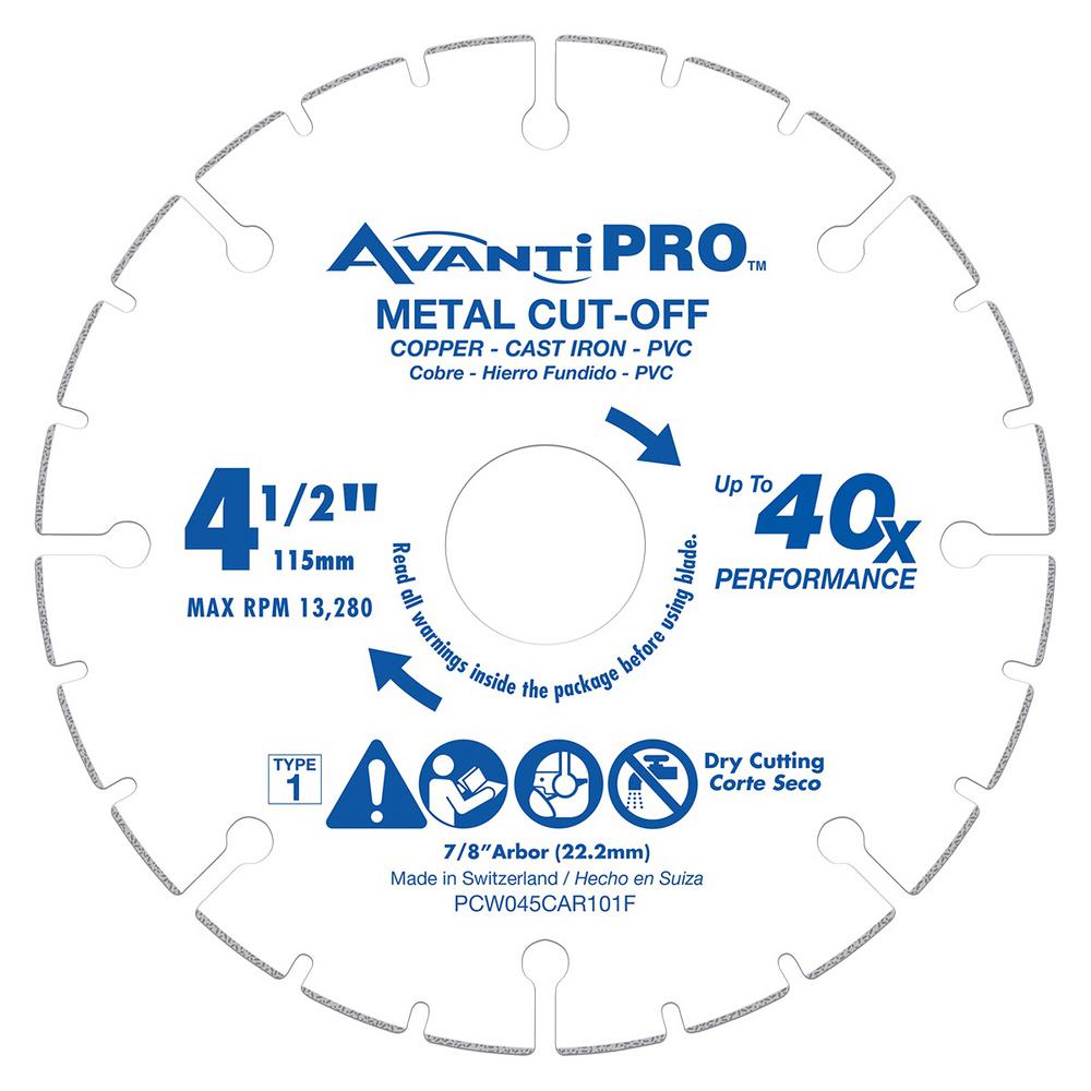 AVANTI CUT OFF WHEEL 7/8X4-1/2"